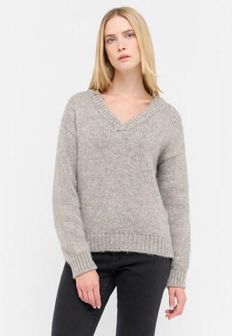 MUSTANG Pullover in Grau: Vorderseite