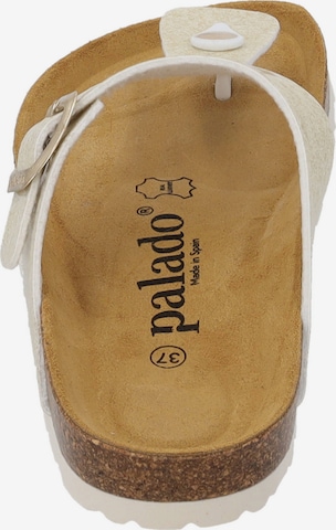 Palado T-Bar Sandals 'Kos Orion' in Beige