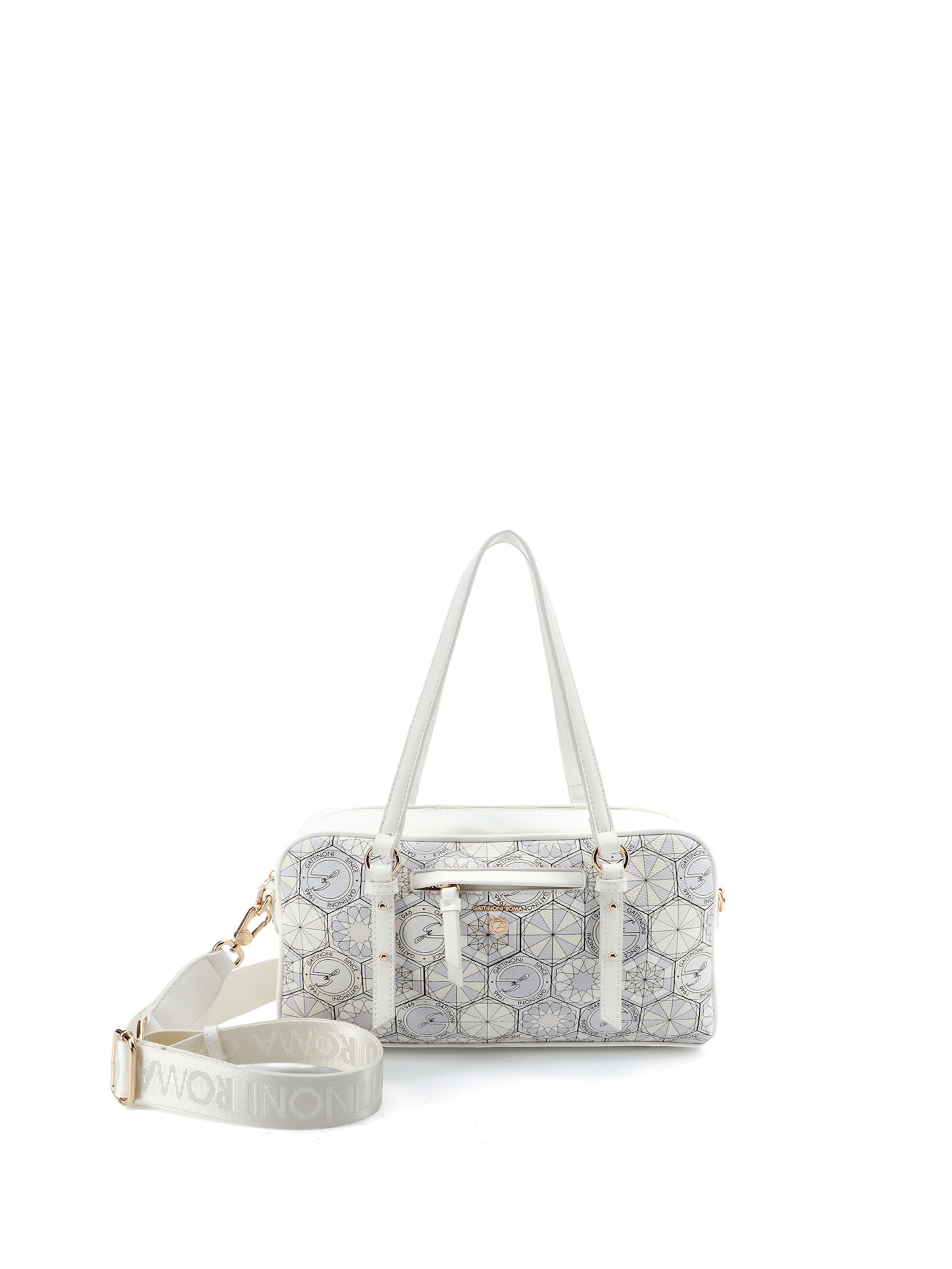 Borsa sportiva di Gattinoni in bianco: frontale