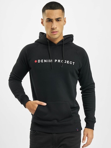 Coupe regular Sweat-shirt Denim Project en noir : devant