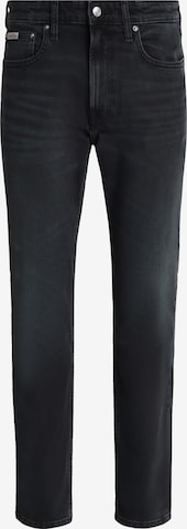 Calvin Klein JeansSlimfit Traperice - crna boja: prednji dio