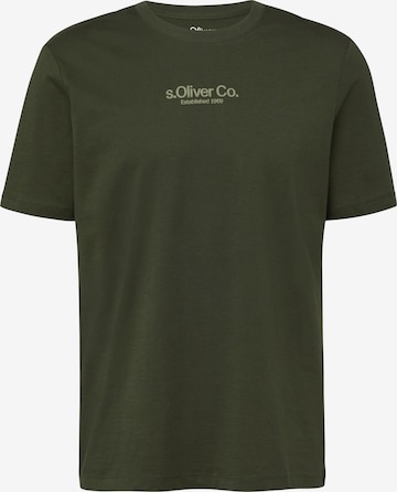 s.Oliver Shirt in Groen: voorkant