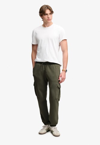 Superdry & Co Tapered Cargobroek in Groen