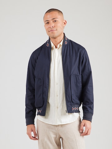 SCOTCH & SODA Демисезонная куртка в Синий: спереди