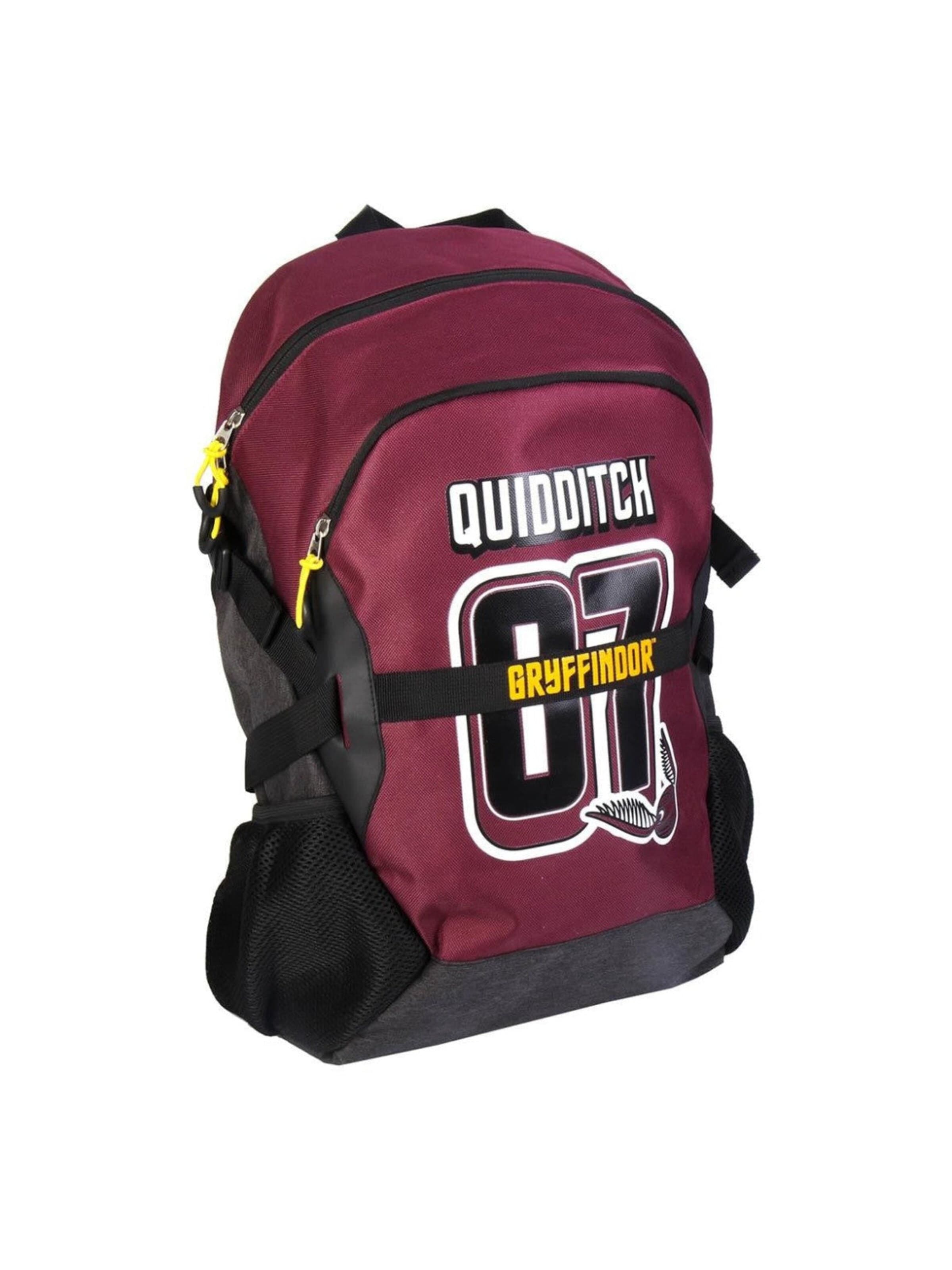 Harry Potter Backpack 'Harry Potter Rugzak Quidditch 07 Hoogte 49cm' in Red: front