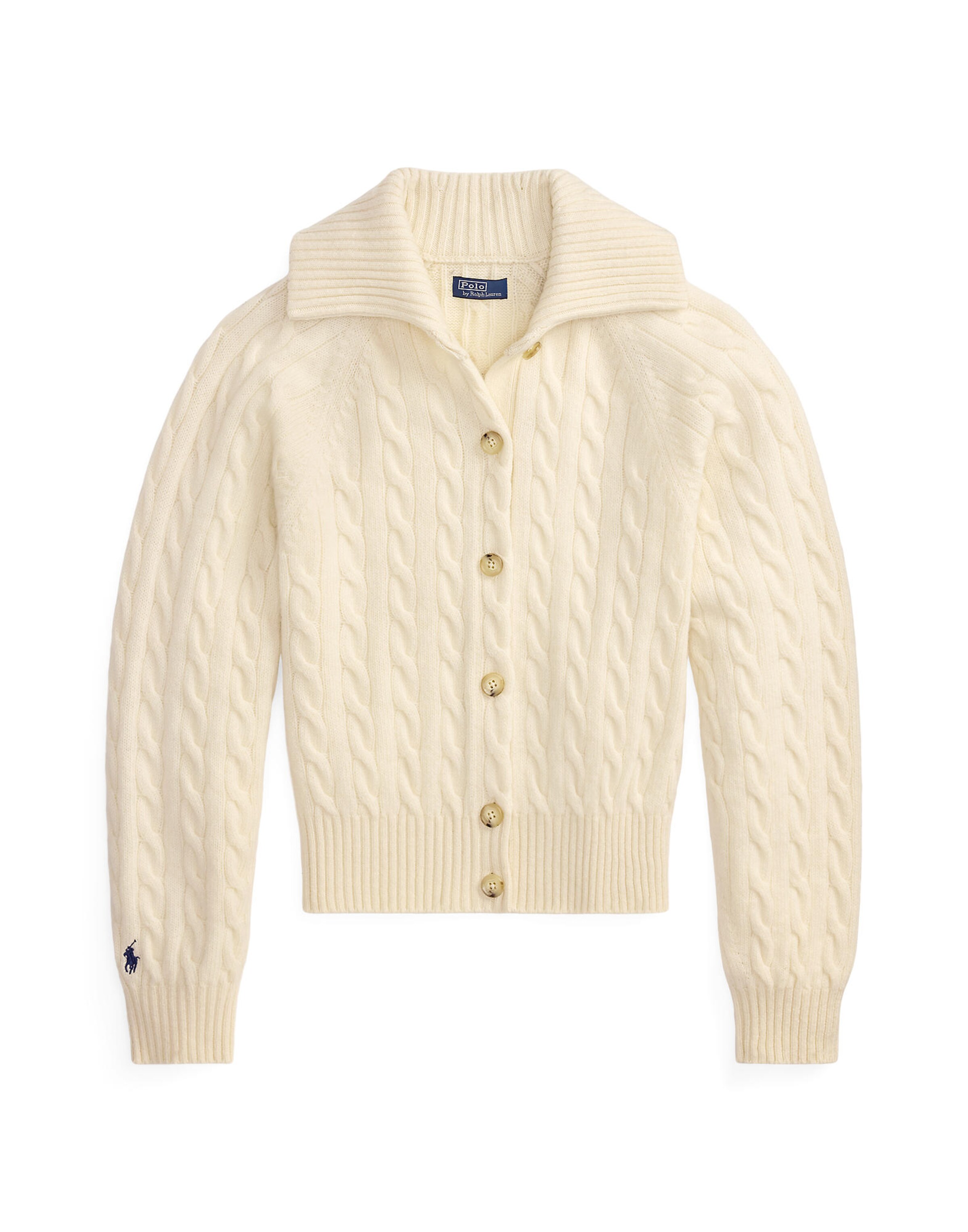 Polo Ralph Lauren Strickjacke in Weiß: Vorderseite