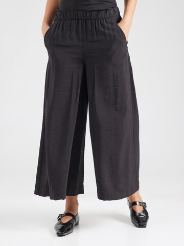 Wide leg Pantaloni di s.Oliver in nero: frontale