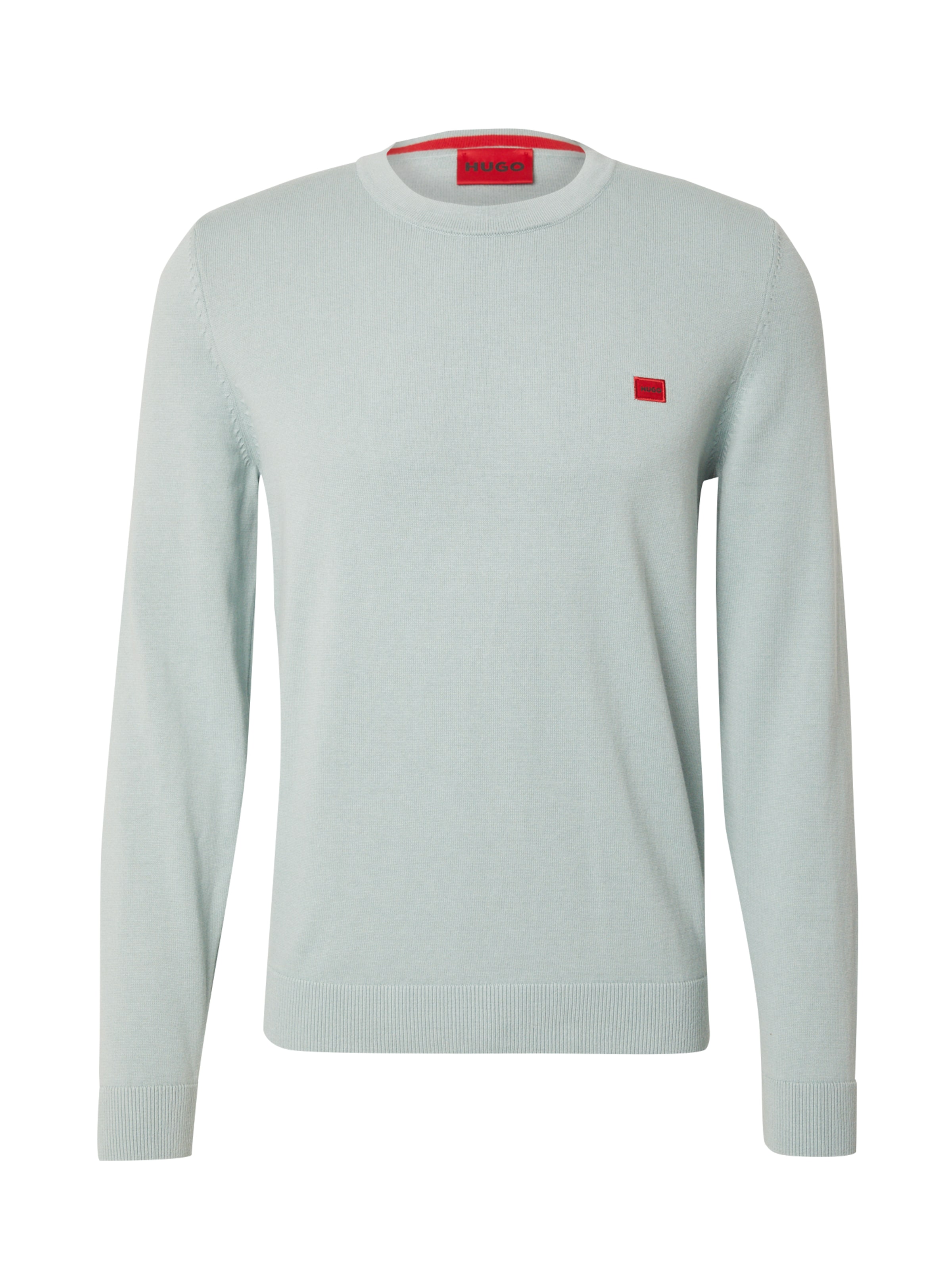 HUGO Trui &#x27;San Cassius-C1&#x27; in Groen: voorkant