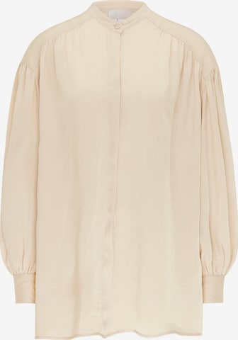 RISA Blouse in Beige: voorkant