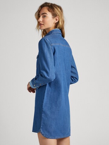 Pepe Jeans Shirt Dress 'Maya' in Blue