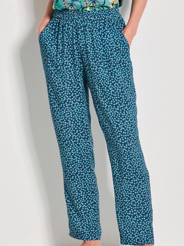 Goldner Loosefit Hose 'Sara' in Blau