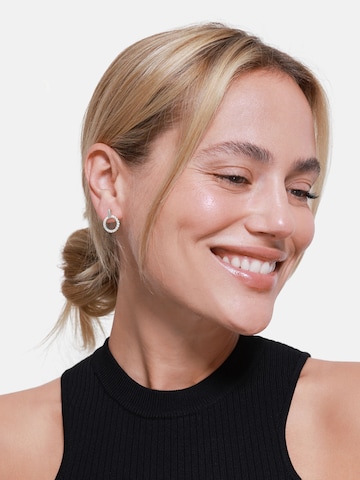 Boucles d'oreilles 'Cora' Heideman en argent : devant