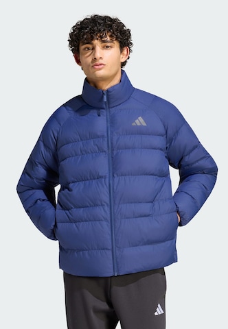 Giacca sportiva 'Essentials' di ADIDAS SPORTSWEAR in blu: frontale