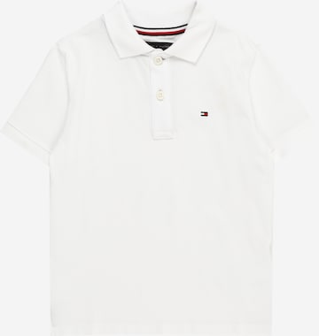 T-Shirt 'Essential' TOMMY HILFIGER en blanc : devant