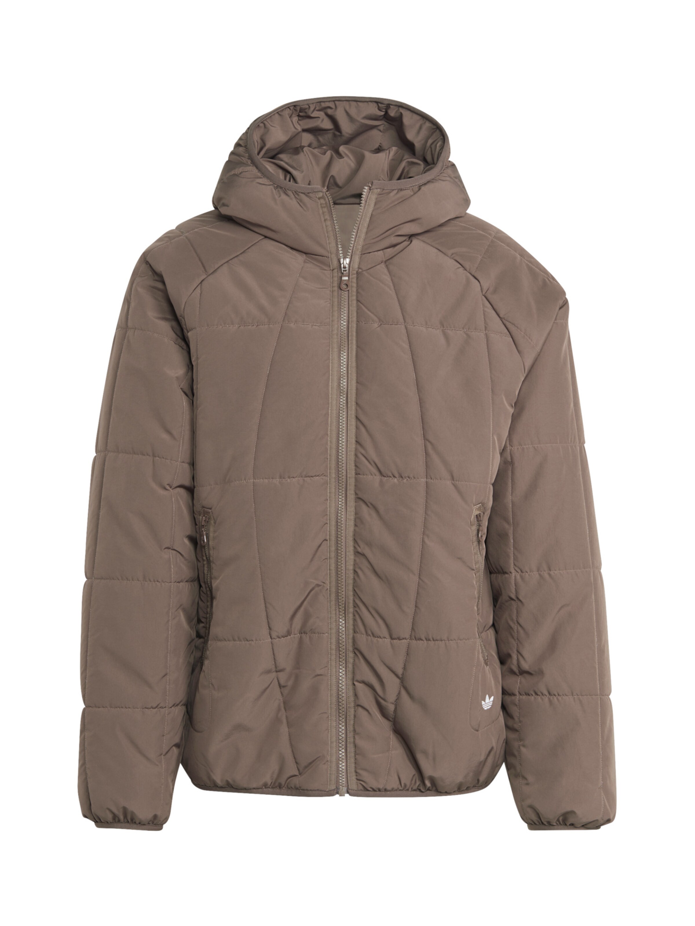 ADIDAS ORIGINALS Übergangsjacke in Braun: Vorderseite