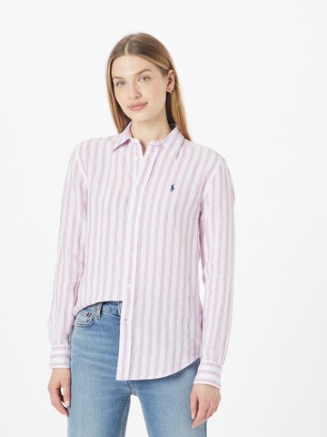 Polo Ralph Lauren Blouse in Purple: front