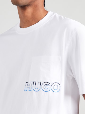 HUGO Shirt 'Nogoste' in Wit