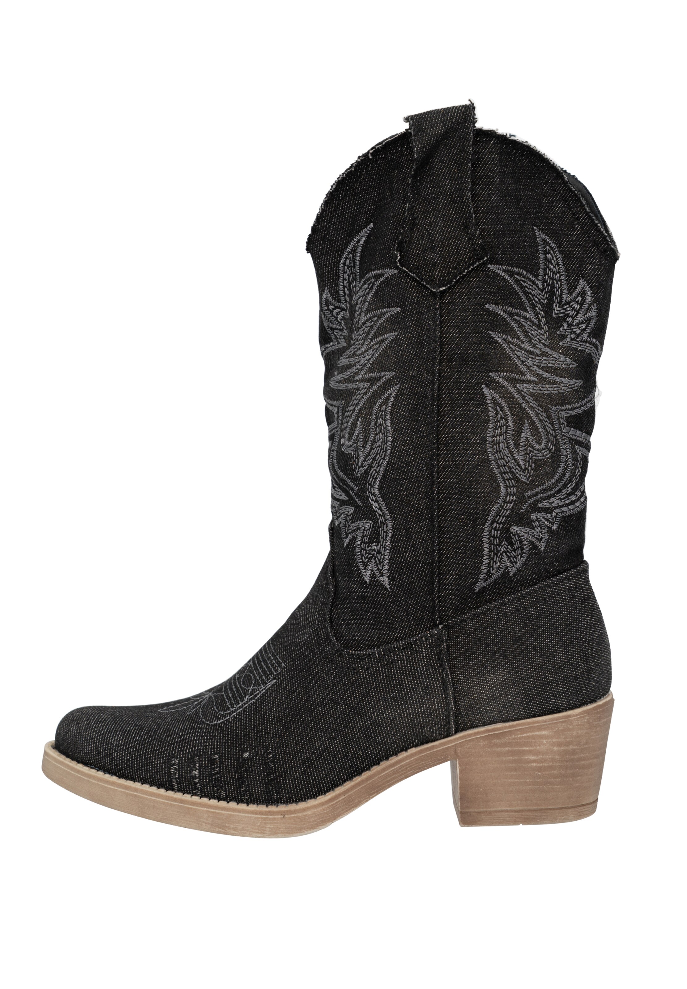 Stivale da cowboy di Salinyang in nero