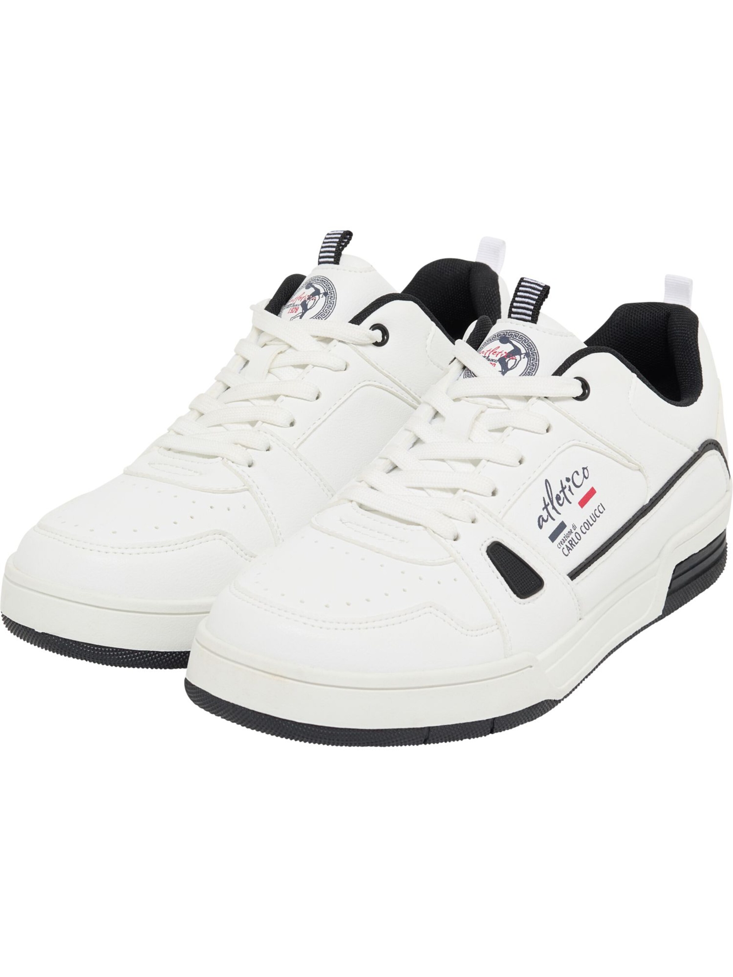 Baskets basses 'Ferraris' Carlo Colucci en blanc