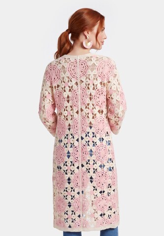 Manteau en tricot 'Resortwear' usha FESTIVAL en rose