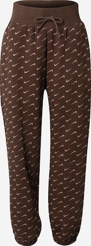 Pantalon 'PHOENIX FLEECE' Nike Sportswear en marron : devant