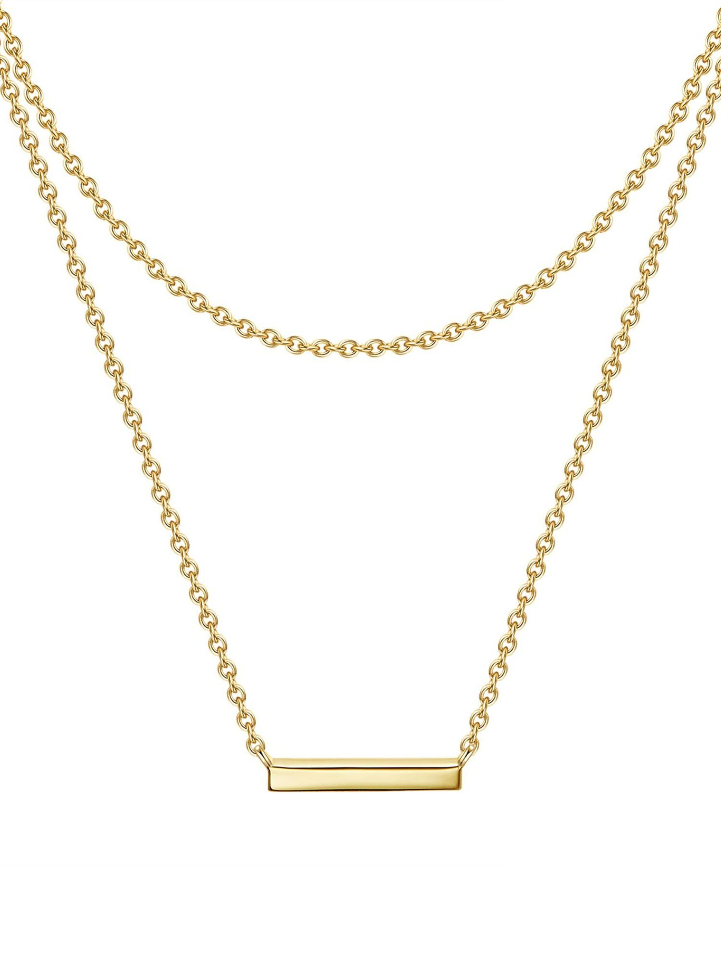 Glanzstücke München Ketting in Goud: voorkant