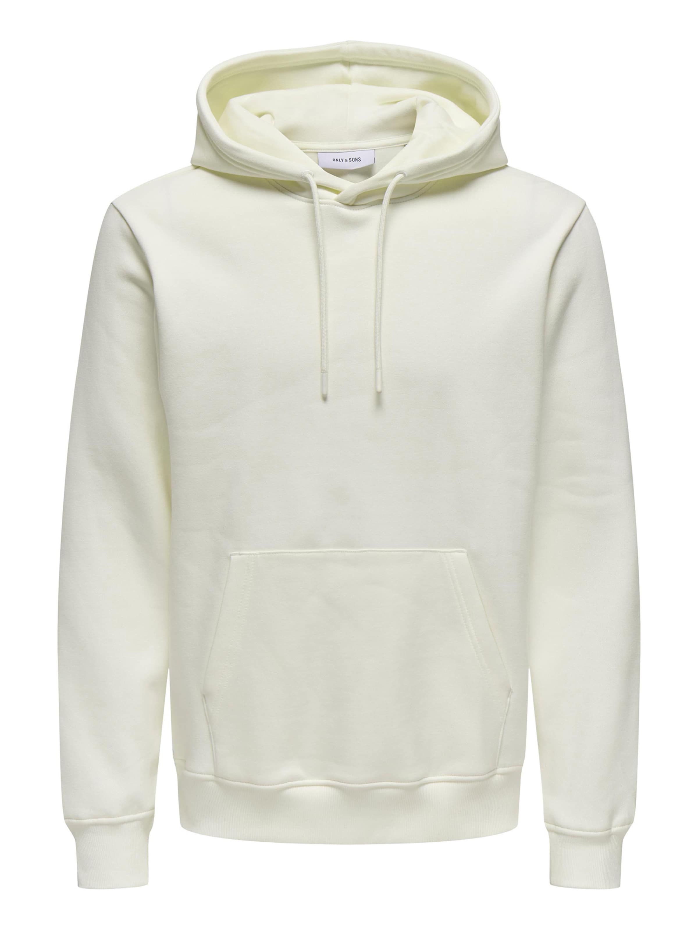 Only & Sons Μπλούζα φούτερ 'Connor' σε μπεζ: μπροστά