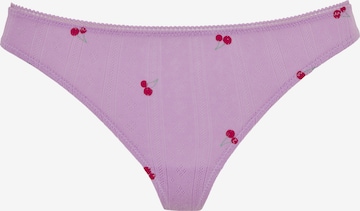 LSCN by LASCANA - Tanga en lila: frente