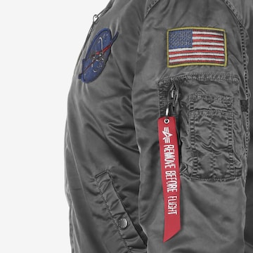 ALPHA INDUSTRIES Between-Season Jacket 'MA-1 VF NASA' in Grey