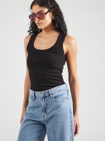 TOPSHOP Топ в Черный: спереди