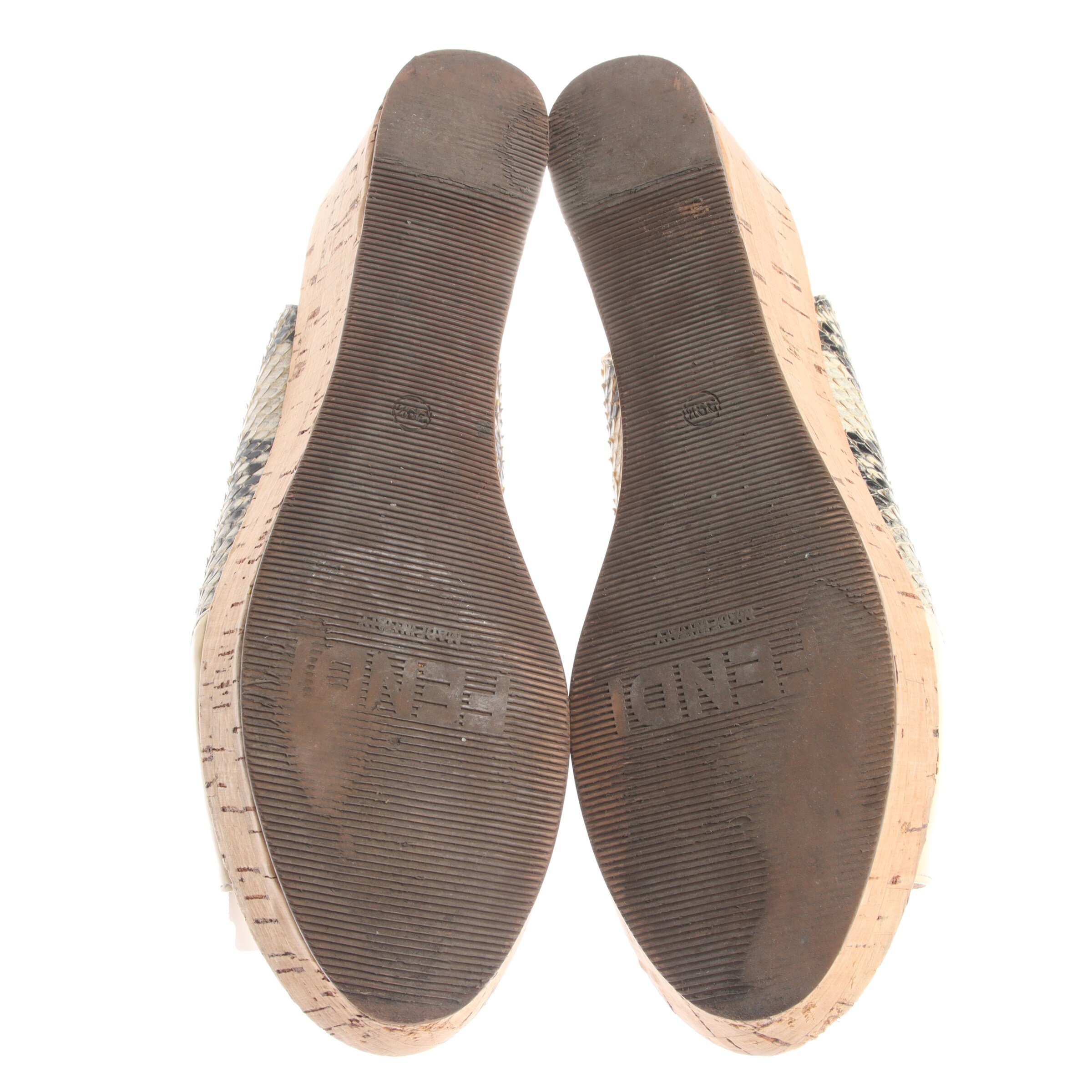 Fendi Sandals & High-Heeled Sandals in 39,5 in Mixed colors