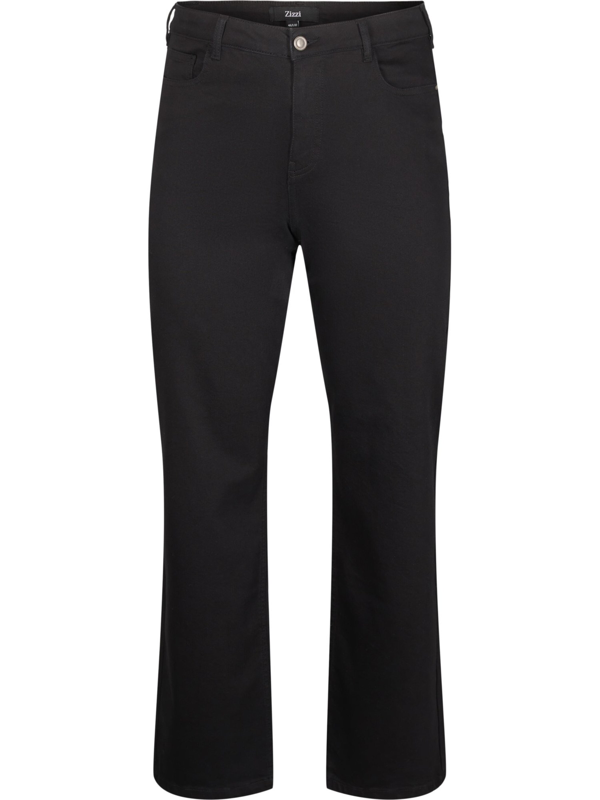 Zizzi Boot cut Jeans 'GEMMA' in Black: front