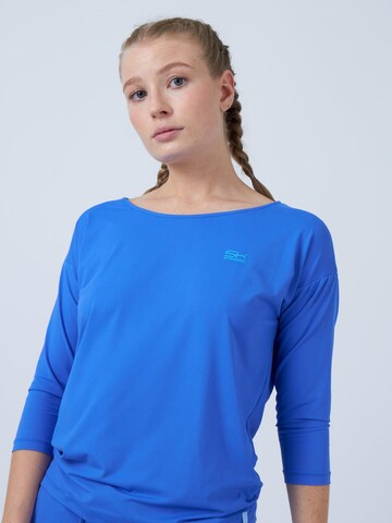 SPORTKIND Funktionsshirt '3/4 Loose Fit'‌‌‌‌‌‌‌‌‌ in Blau