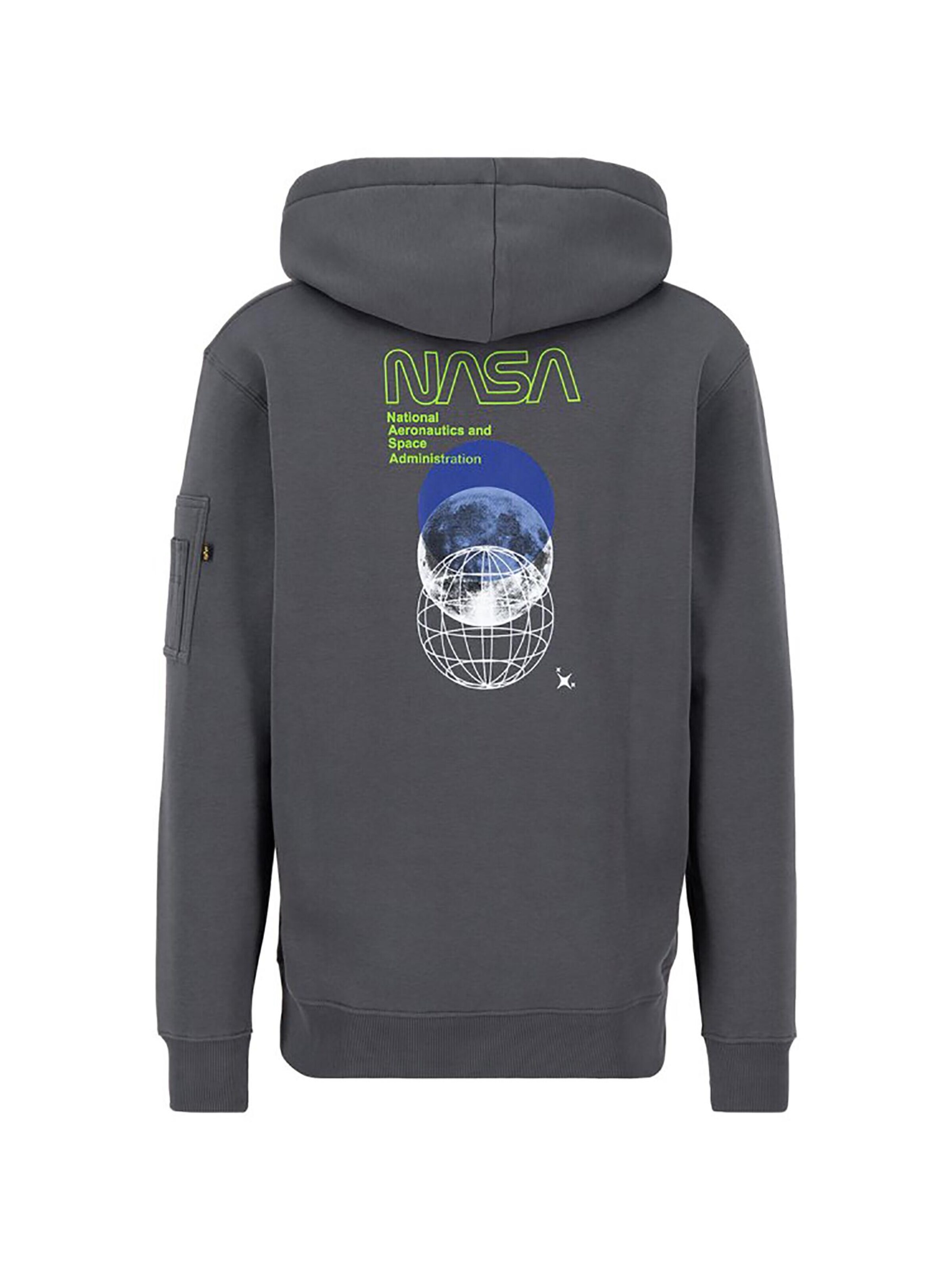 ALPHA INDUSTRIES Sweatshirt 'NASA Orbit'‌‌‌‌ in Grau