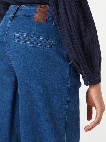 PULZ Jeans Wide leg Jeans i blå