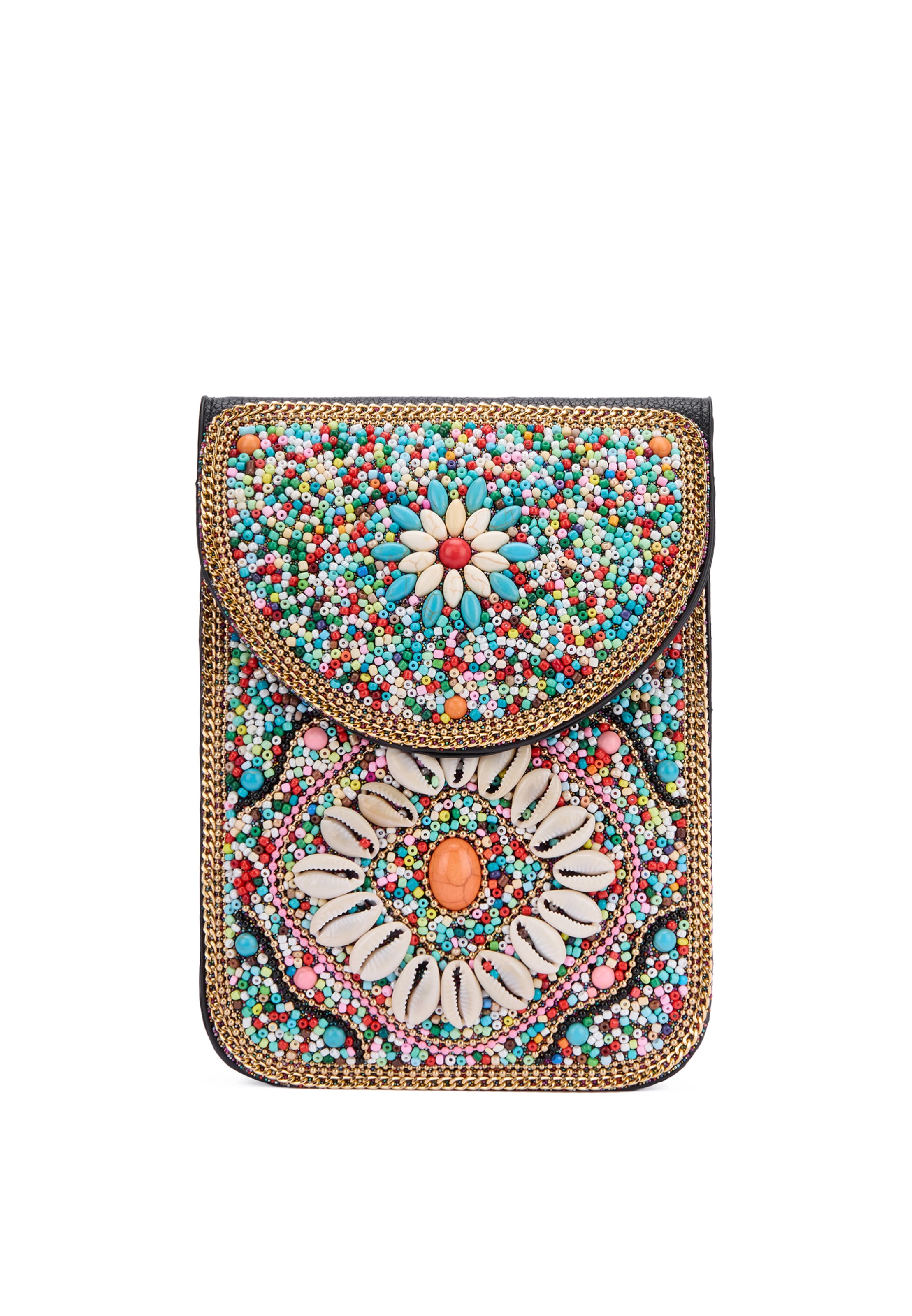 IZIA - Bolso de hombro en verde: frente