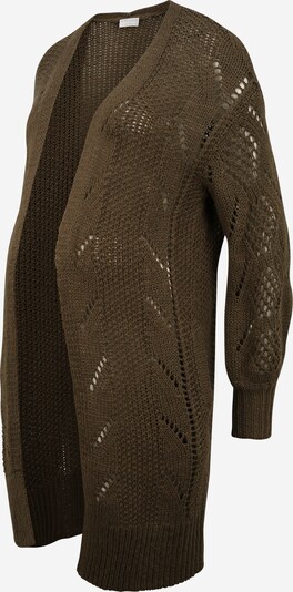 Pieces Maternity Cardigan 'PENELOPE' en vert foncé, Vue avec produit