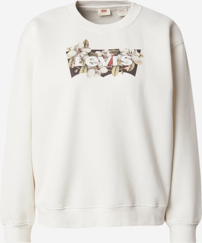 LEVI'S ® Sweater majica 'Annessa' u boja pijeska / zelena / crna, Pregled proizvoda