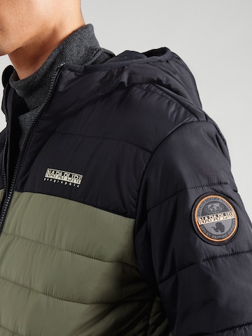 NAPAPIJRI Between-Season Jacket 'A-GESAR H' in Green