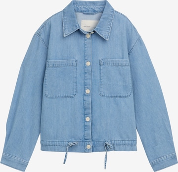 TOM TAILOR DENIM Демисезонная куртка в Синий: спереди
