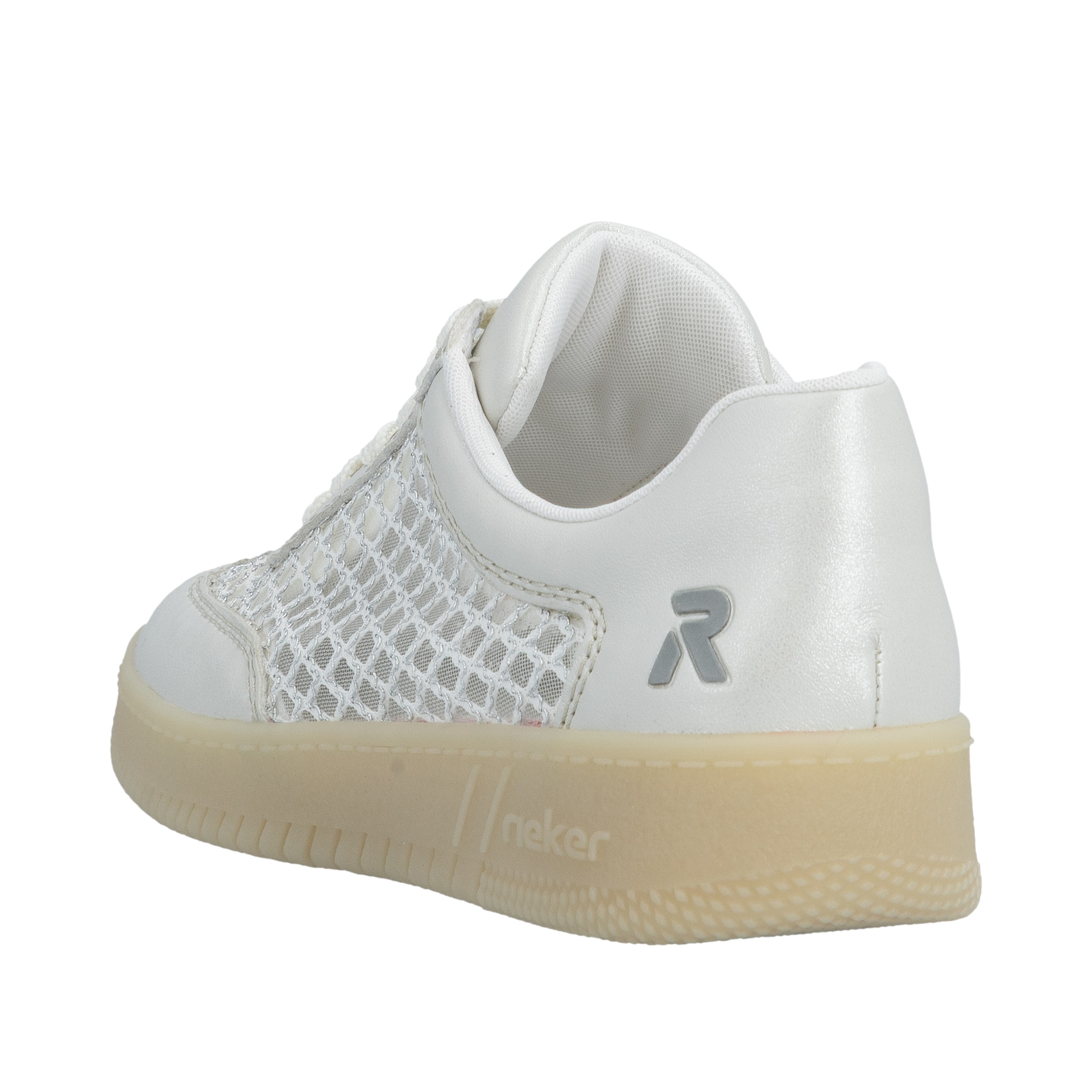 Baskets basses Rieker en blanc