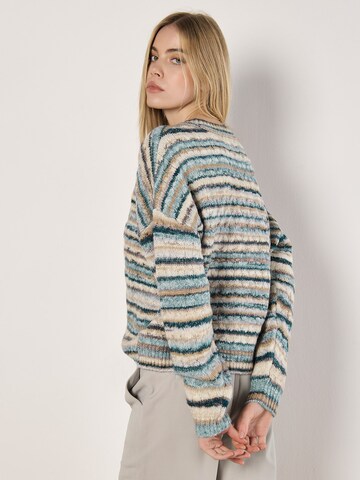 Pull-over ' ' Apricot en bleu