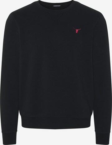 CHIEMSEE Sweatshirt in Black: front