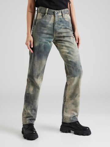 G-Star RAW Regular Jeans 'Viktoria' in Groen: voorkant