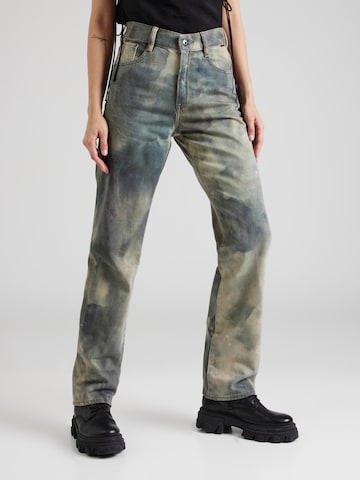 G-Star RAW - regular Vaquero 'Viktoria' en verde: frente