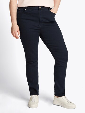 Slimfit Jeans 'HARLEM' di Tommy Hilfiger Curve in blu: frontale
