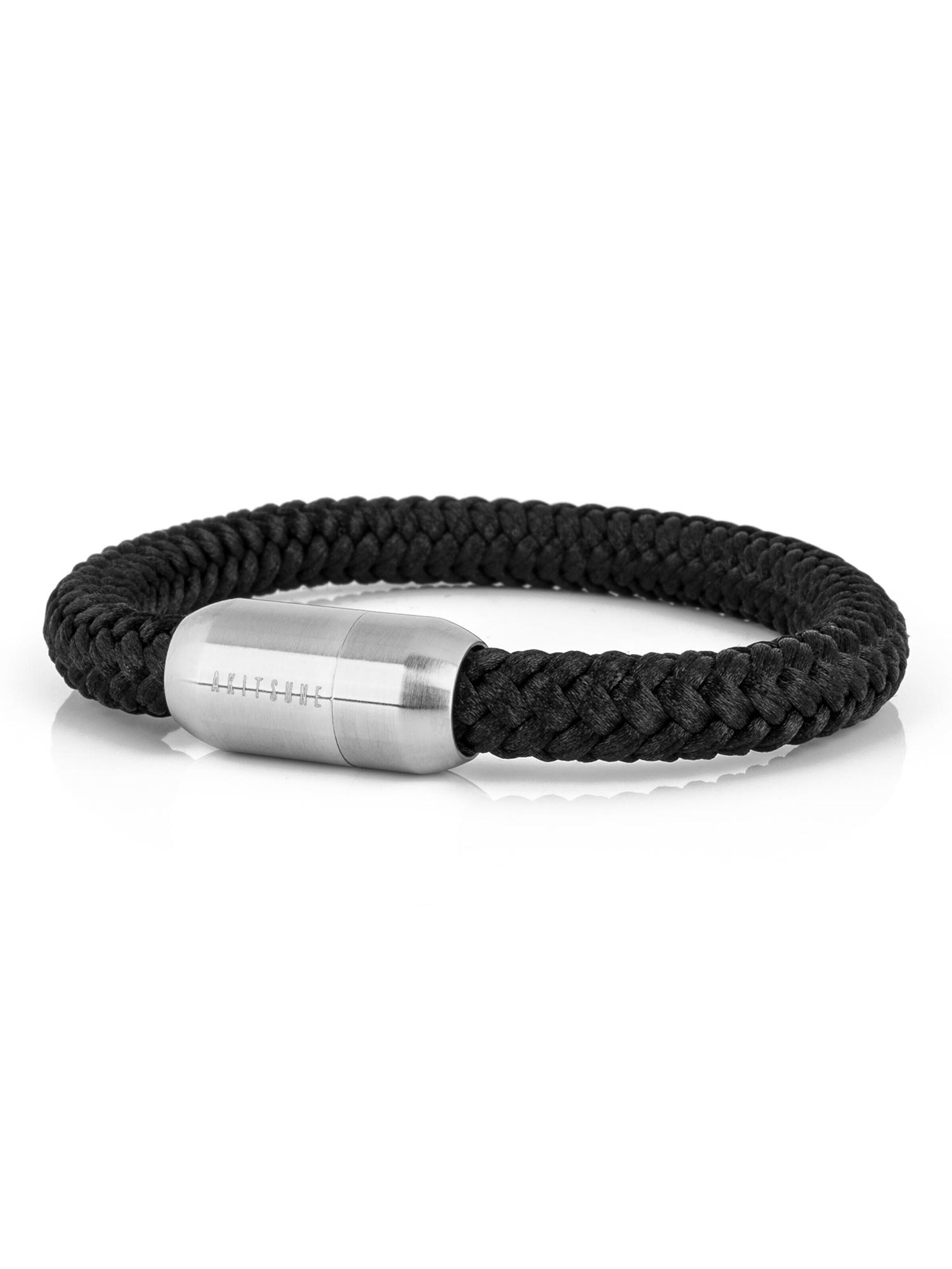 Akitsune Bracelet 'Portus' in Black: front