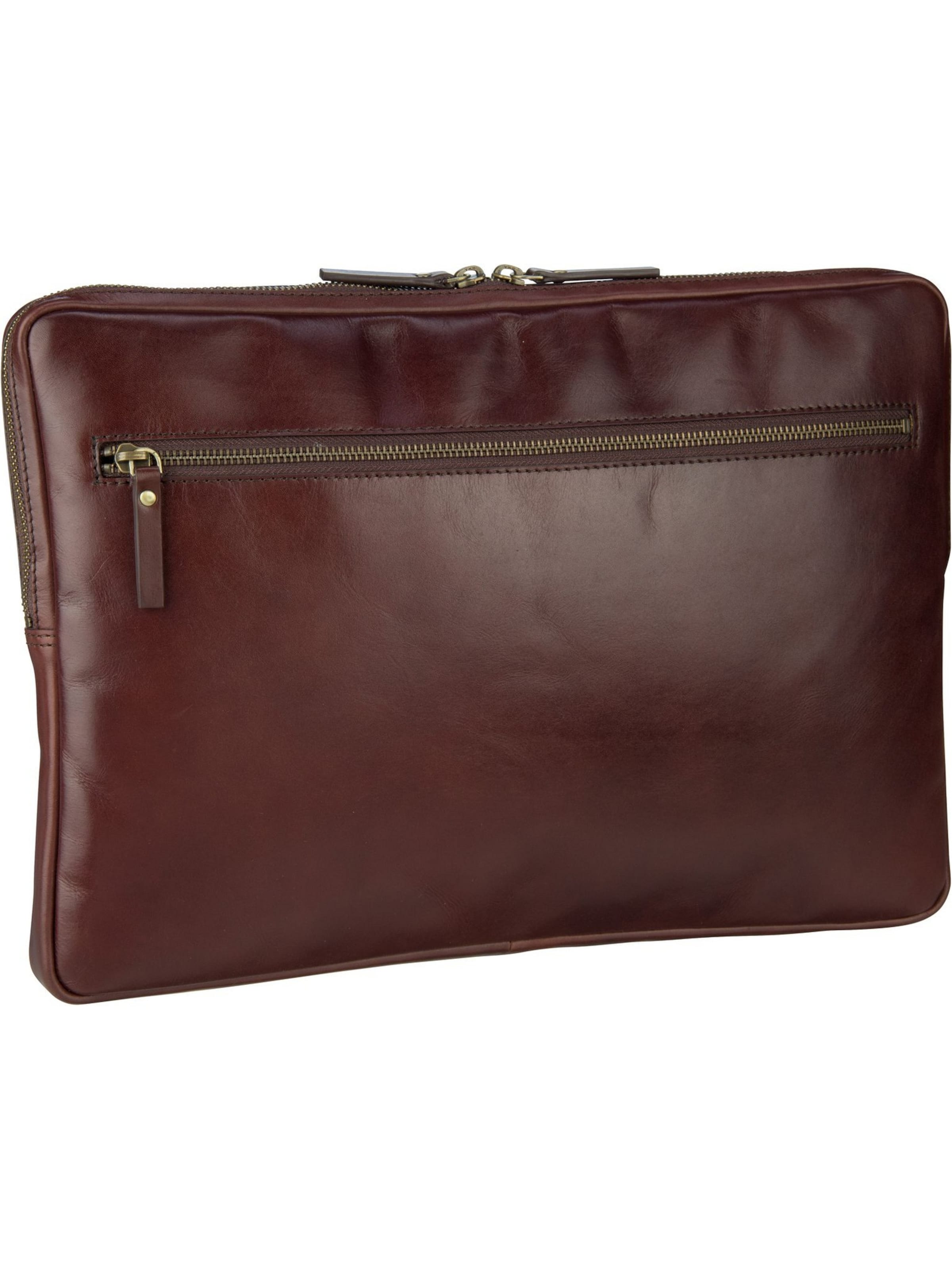 LEONHARD HEYDEN Laptop bag 'Cambridge' in Brown: front