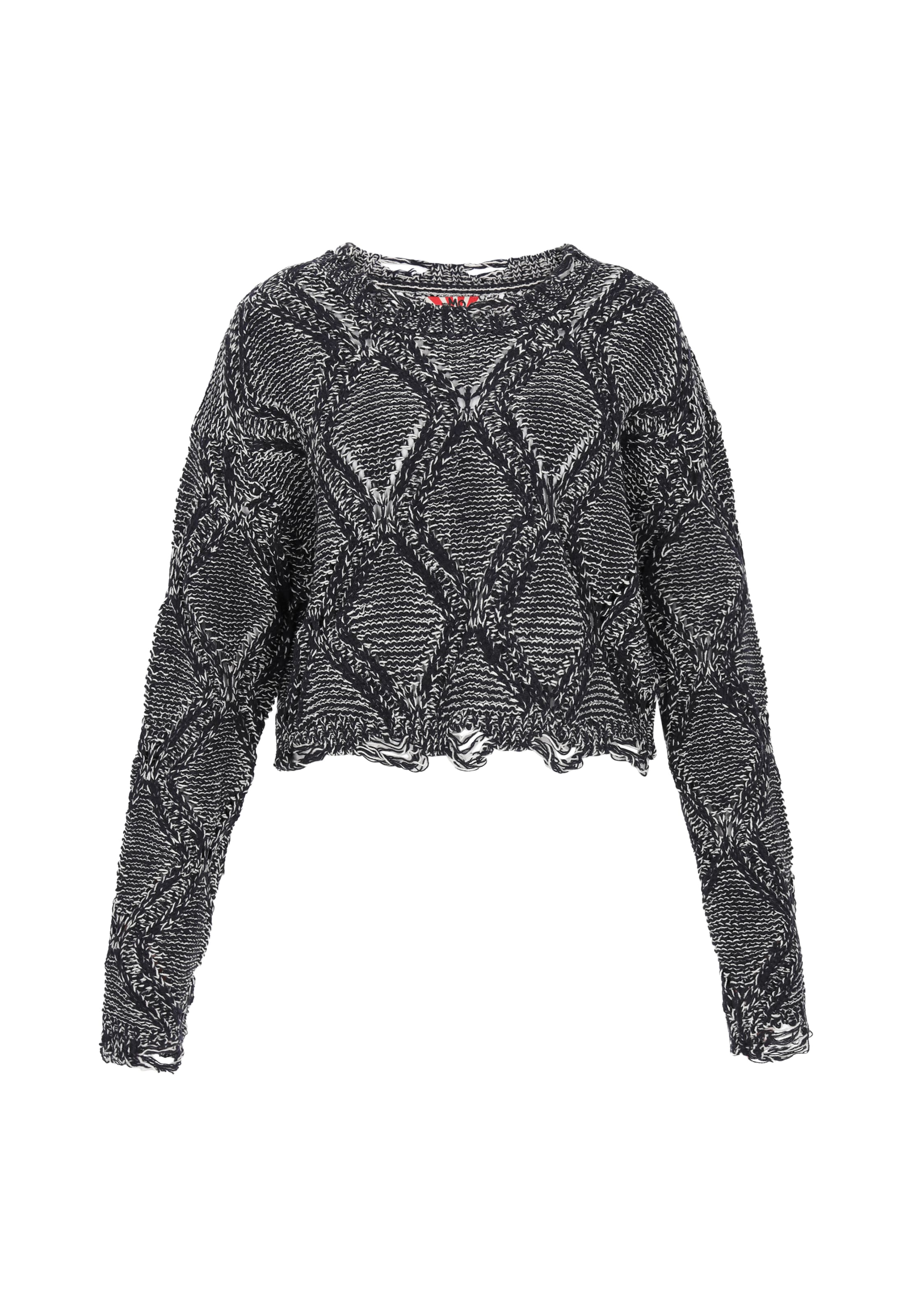 myMo ROCKS Pulover | siva barva: sprednja stran