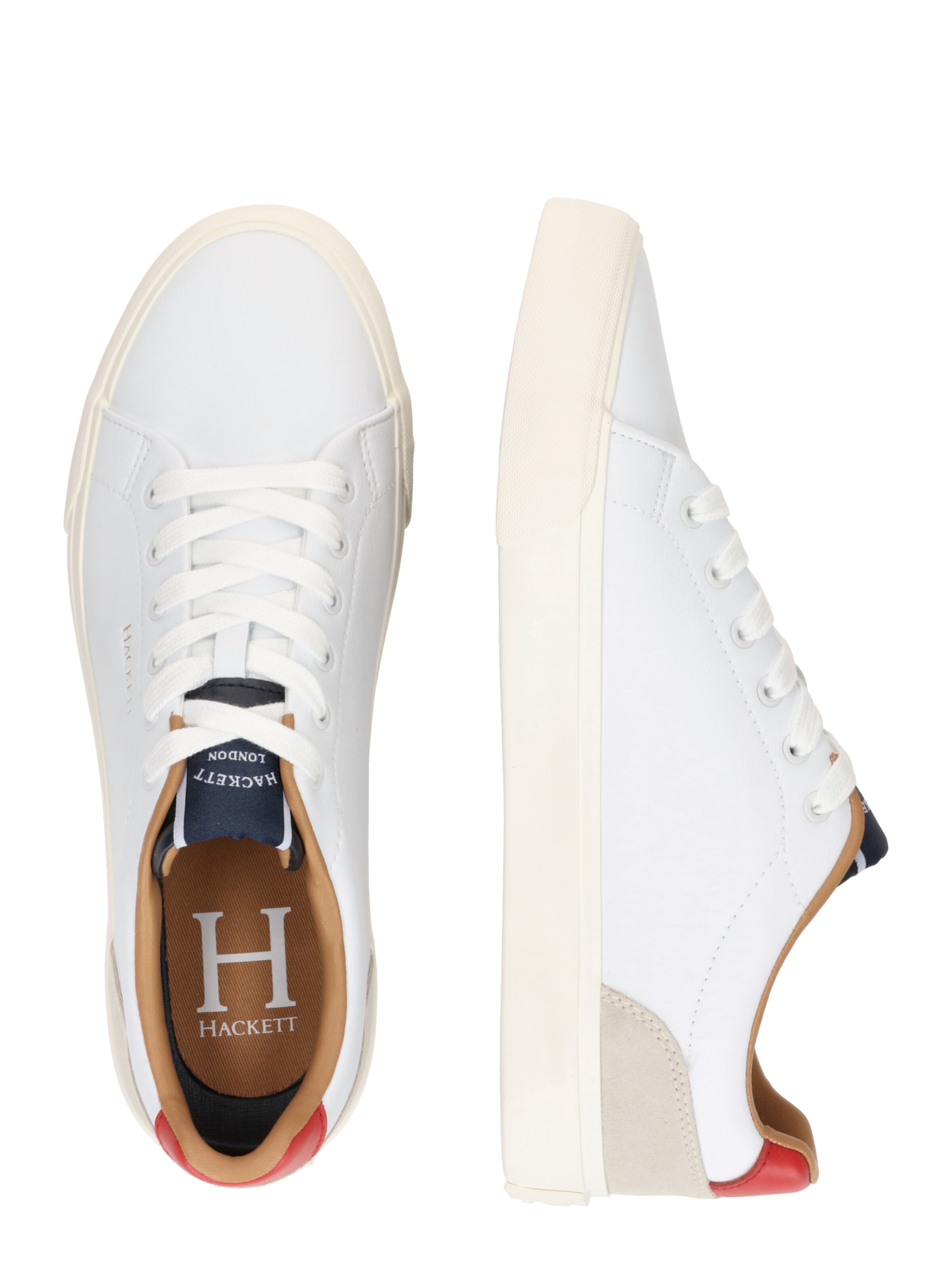 Hackett London Низкие кроссовки 'Blake Dean' в Белый